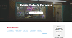 Desktop Screenshot of penncafeandpizzeria.com